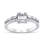 0.47 ct. Diamant Baguette Ring