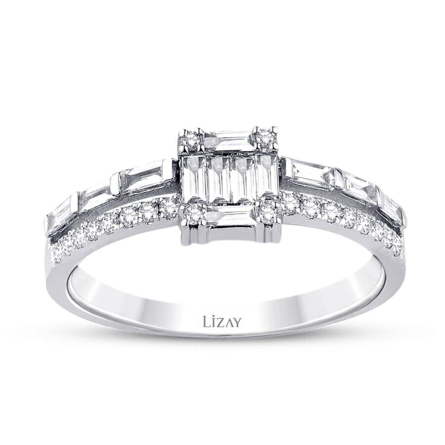 0.47 ct. Diamant Baguette Ring