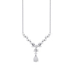 0.54 ct. Diamant Tropfen Trend Halskette