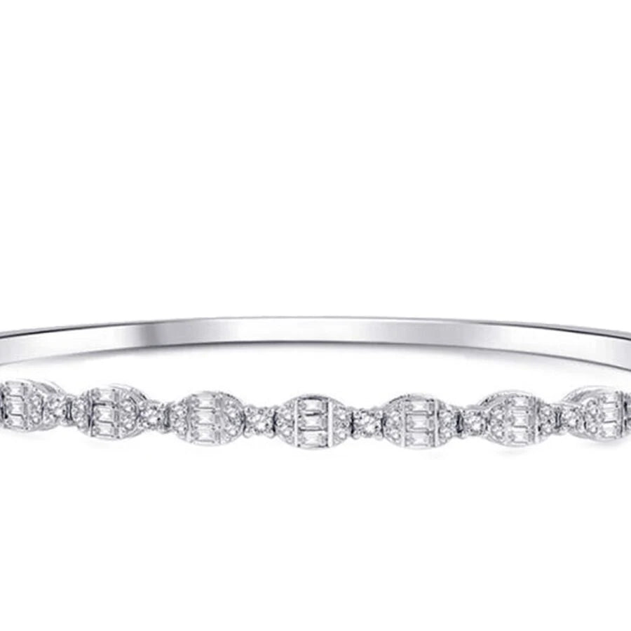1.11 ct. Diamant Baguette Armreif