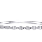 1.11 ct. Diamant Baguette Armreif