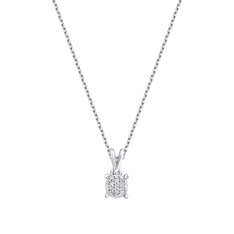 0.06 ct. Diamant Trend Solitär Halskette