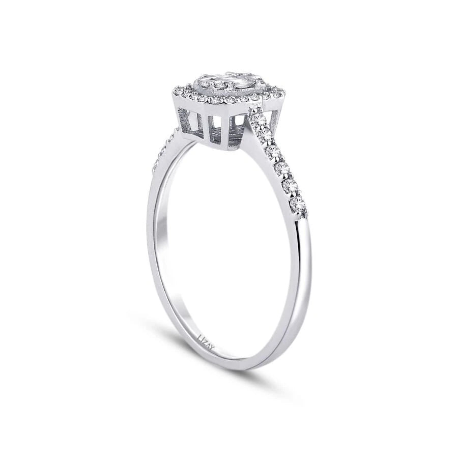 0.35 ct. Diamant Baguette Ring