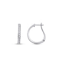 0.71 ct. Diamant Creolen Ohrringe