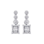 1.58 Karat Diamant Baguette Blume Set