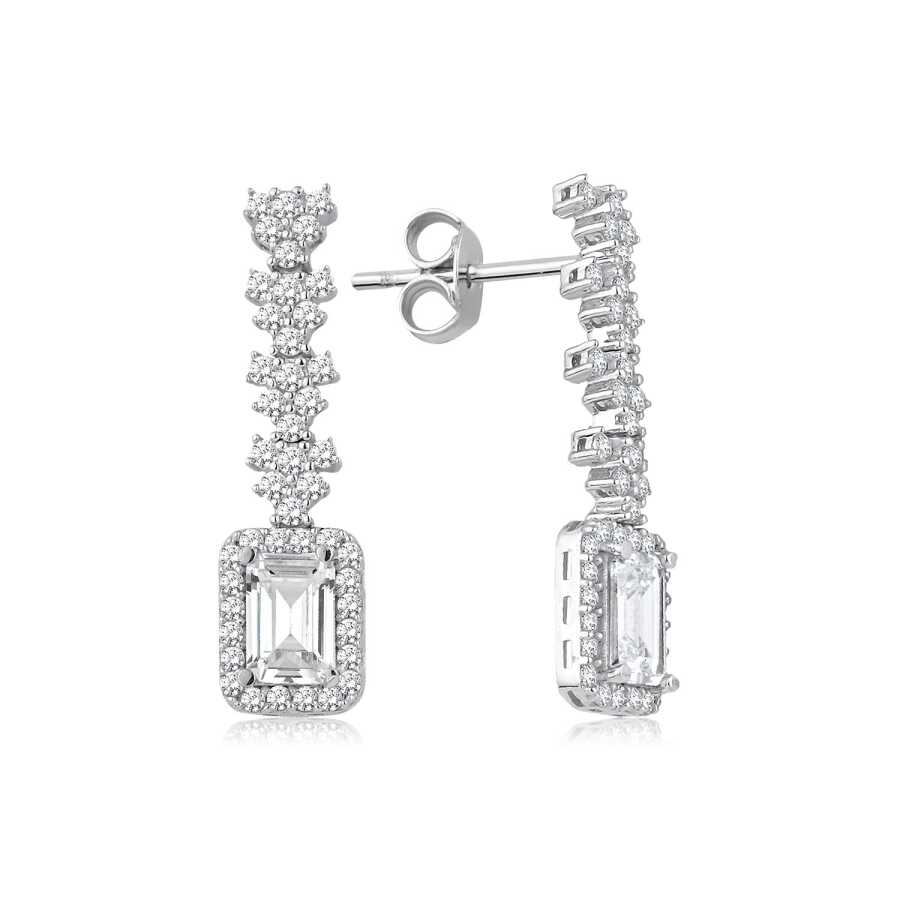 Gold Baguette Ohrringe