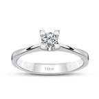 0.20 ct. Diamant Rund Solitär Verlobungsring