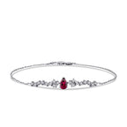 0.87 ct. Diamant Rubin Armband