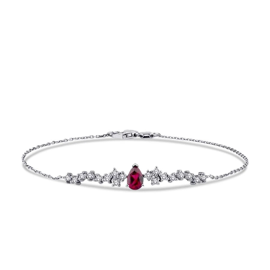 0.87 ct. Diamant Rubin Armband