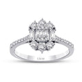 0.61 ct. Diamant Baguette Ring