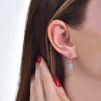 0.46 ct. Diamant Baguette Ohrringe