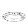 1.00 ct. Diamant Halb-Eternity Ring