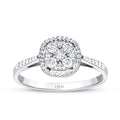 0.21 ct. Diamant Effekt Stein Ring