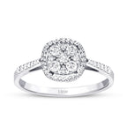 0.21 ct. Diamant Effekt Stein Ring