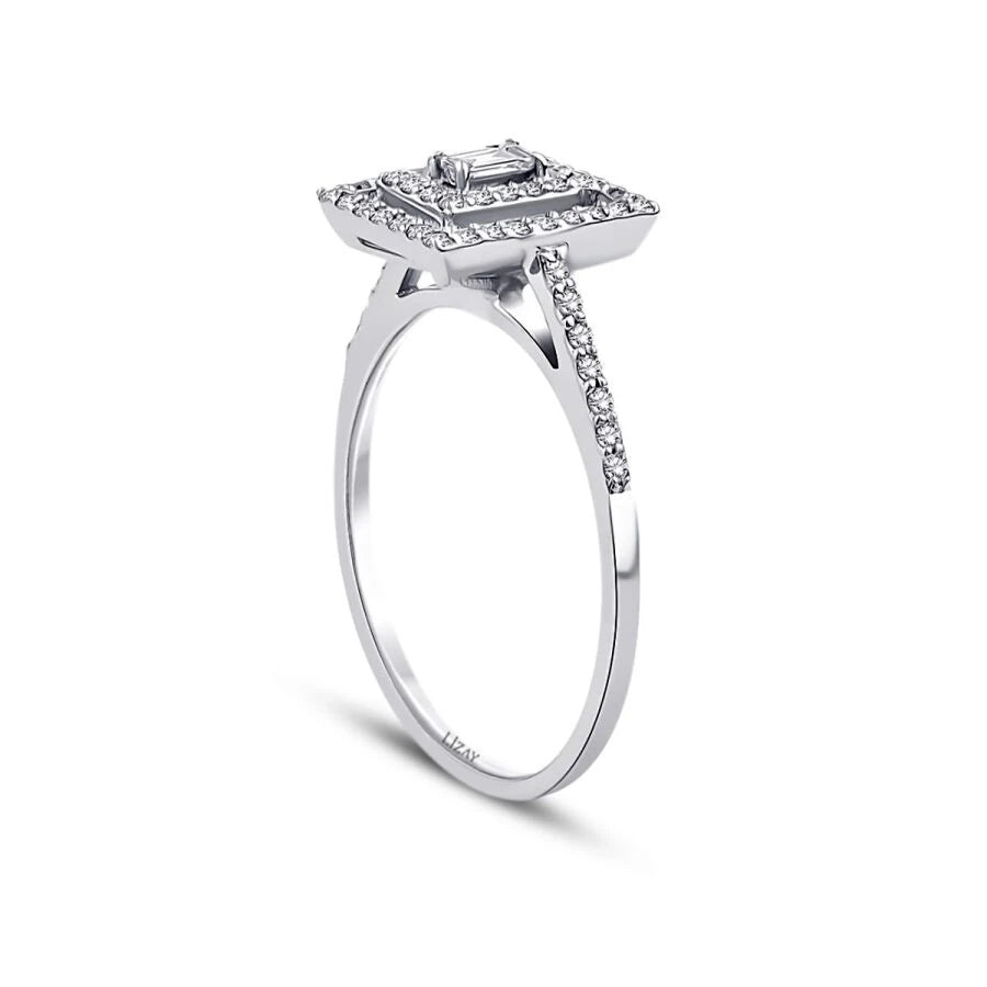 0.35 ct. Diamant Baguette Ring