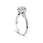 0.73 ct. Diamant Rund Solitär Verlobungsring