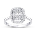 0.18 ct. Diamant Baguette Ring