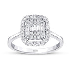 0.18 ct. Diamant Baguette Ring
