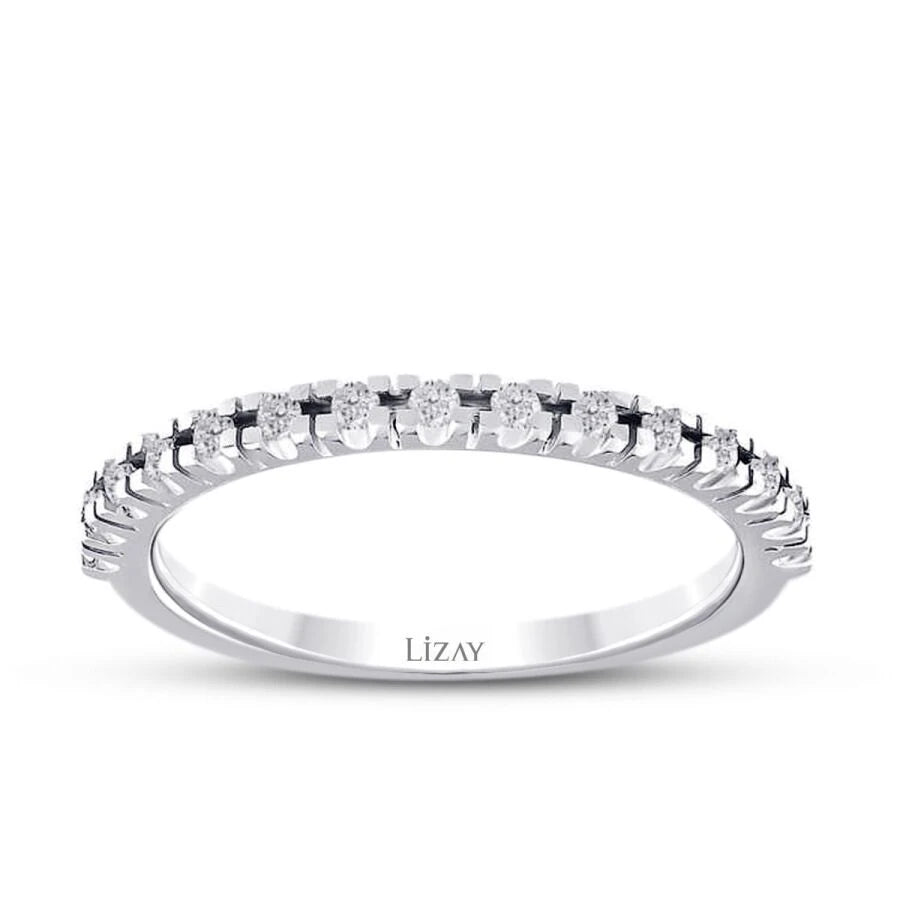 0.15 ct. Diamant Halb-Eternity Ring