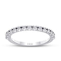 0.15 ct. Diamant Halb-Eternity Ring