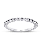 0.15 ct. Diamant Halb-Eternity Ring