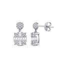 0.78 ct. Diamant Baguette Ohrringe