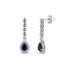 1.58 ct. Diamant Saphir Ohrringe