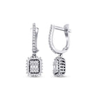 0.57 ct. Diamant Baguette Ohrringe