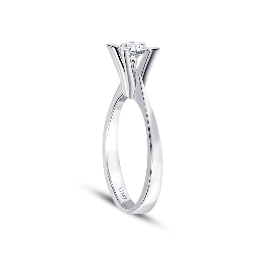 0.50 ct. Diamant Rund Solitär Verlobungsring