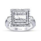 0.91 ct. Diamant Baguette Ring