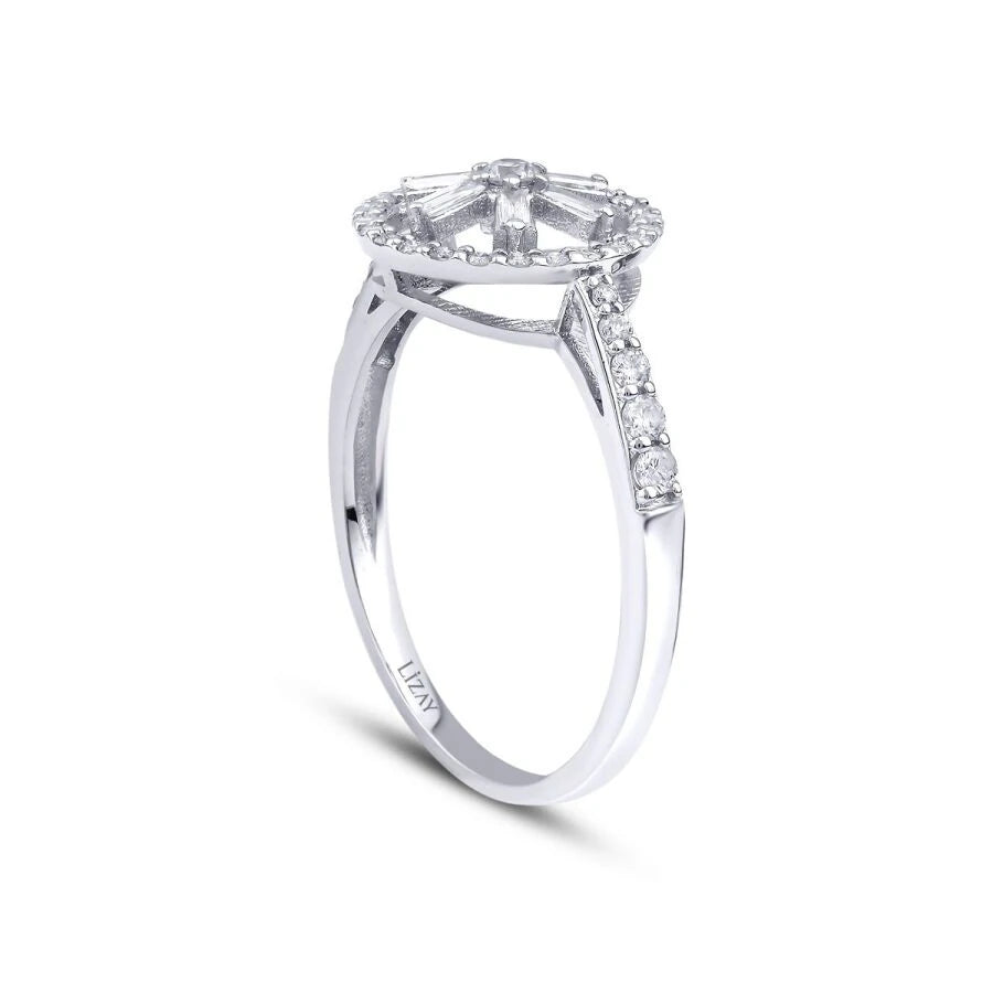 0.36 ct. Diamant Baguette Ring