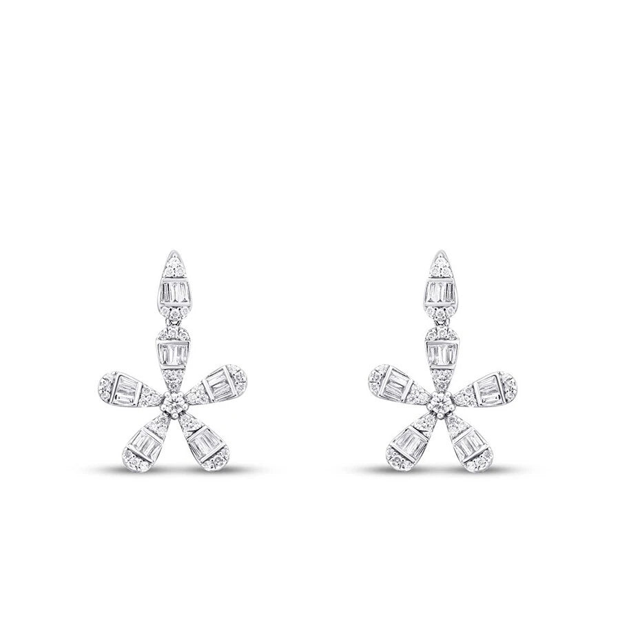 0.50 ct. Diamant Baguette Ohrringe