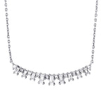 0.72 ct. Diamant Baguette Halskette