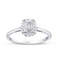 0.09 ct. Diamant Baguette Ring