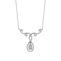0.43 ct. Diamant Trend Tropfen Halskette
