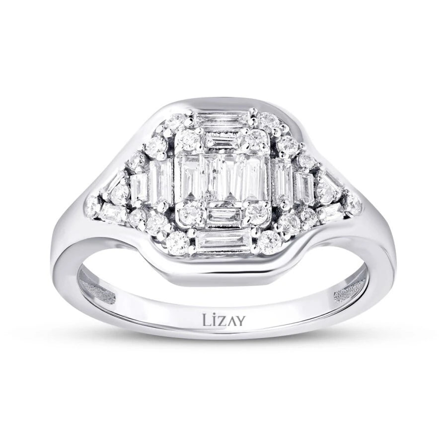 0.40 ct. Diamant Baguette Ring