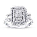 0.77 ct. Diamant Baguette Ring
