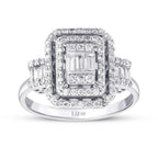 0.77 ct. Diamant Baguette Ring