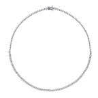 6.87 ct. Diamant Tennis Halskette