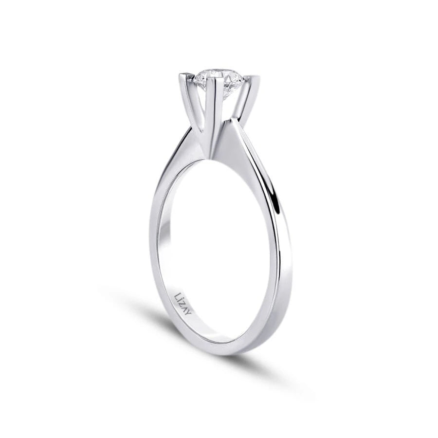0.20 ct. Diamant Rund Solitär Verlobungsring