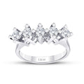 0.90 ct. Diamant Fünf-Stein Ring