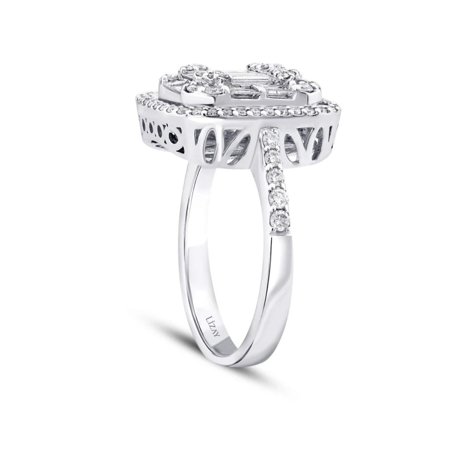 1.01 ct. Diamant Baguette Ring