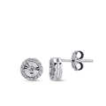 0.16 ct. Diamant Rund Ohrringe