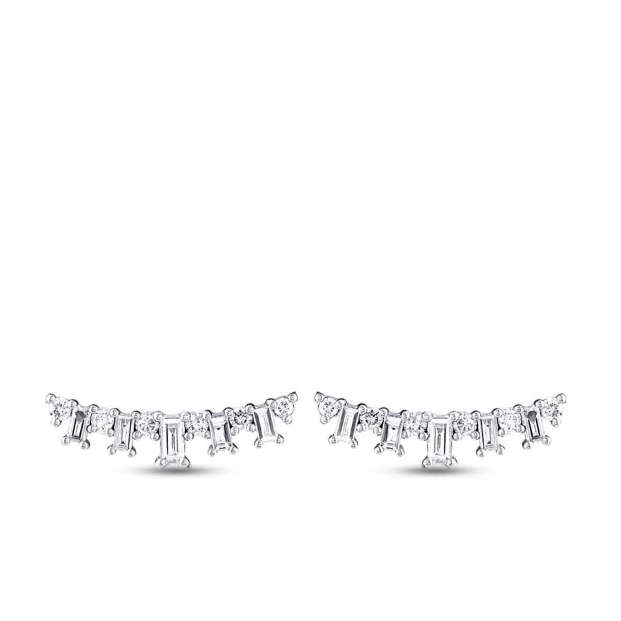 0.99 ct. Diamant Baguette Ohrringe