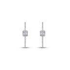 0.54 ct. Diamant Creolen Ohrringe