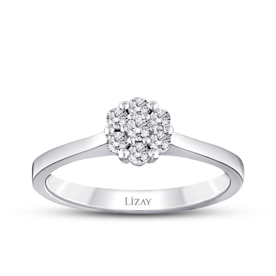 0.88 Karat Diamant Trend Blume Set