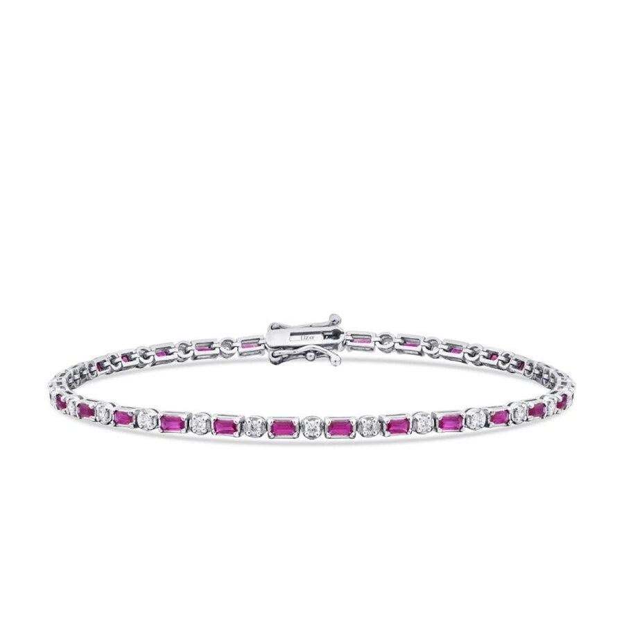 1.91 ct. Diamant Rubin Armband