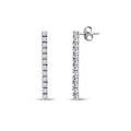 0.54 ct. Diamant Tennis Ohrringe
