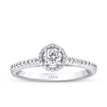 0.41 ct. Diamant Rund Solitär Verlobungsring