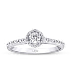 0.41 ct. Diamant Rund Solitär Verlobungsring